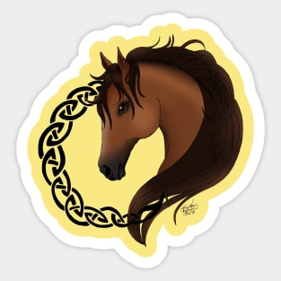 Celtic Horse Sticker